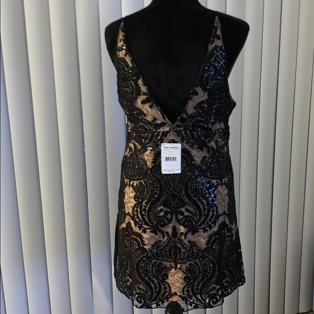 Free People mini dress Night Shimmers Velvet Mini - Picture 5 of 5